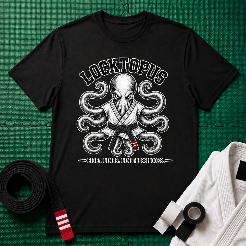 Locktopus Black Belt T-Shirt