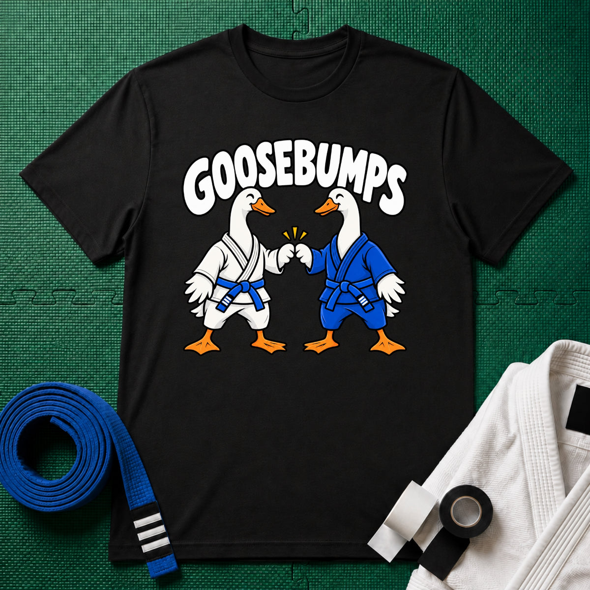 Goosebumps Blue Belt T-Shirt