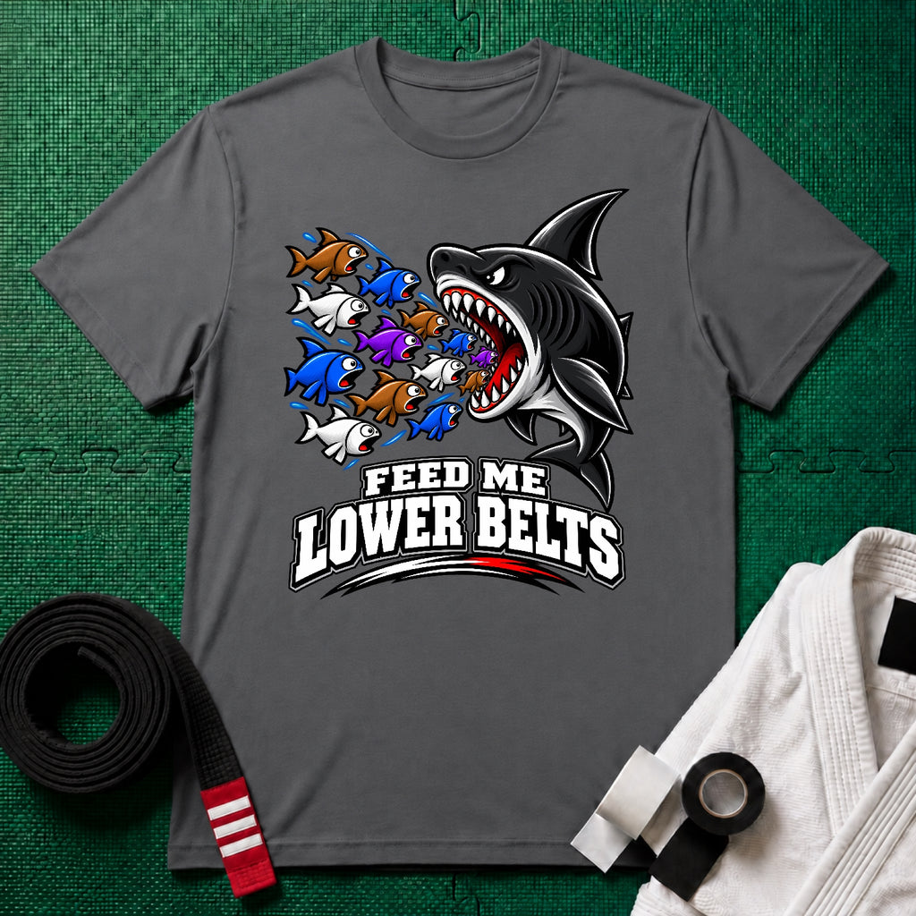 Feed Me Black Belt T-Shirt