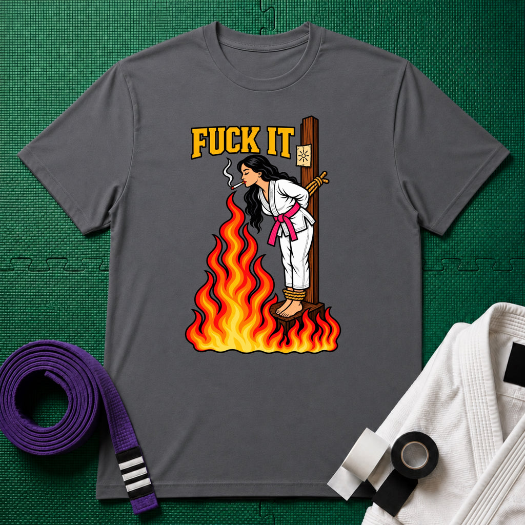 F*ck It T-Shirt (Design 3), Charcoal