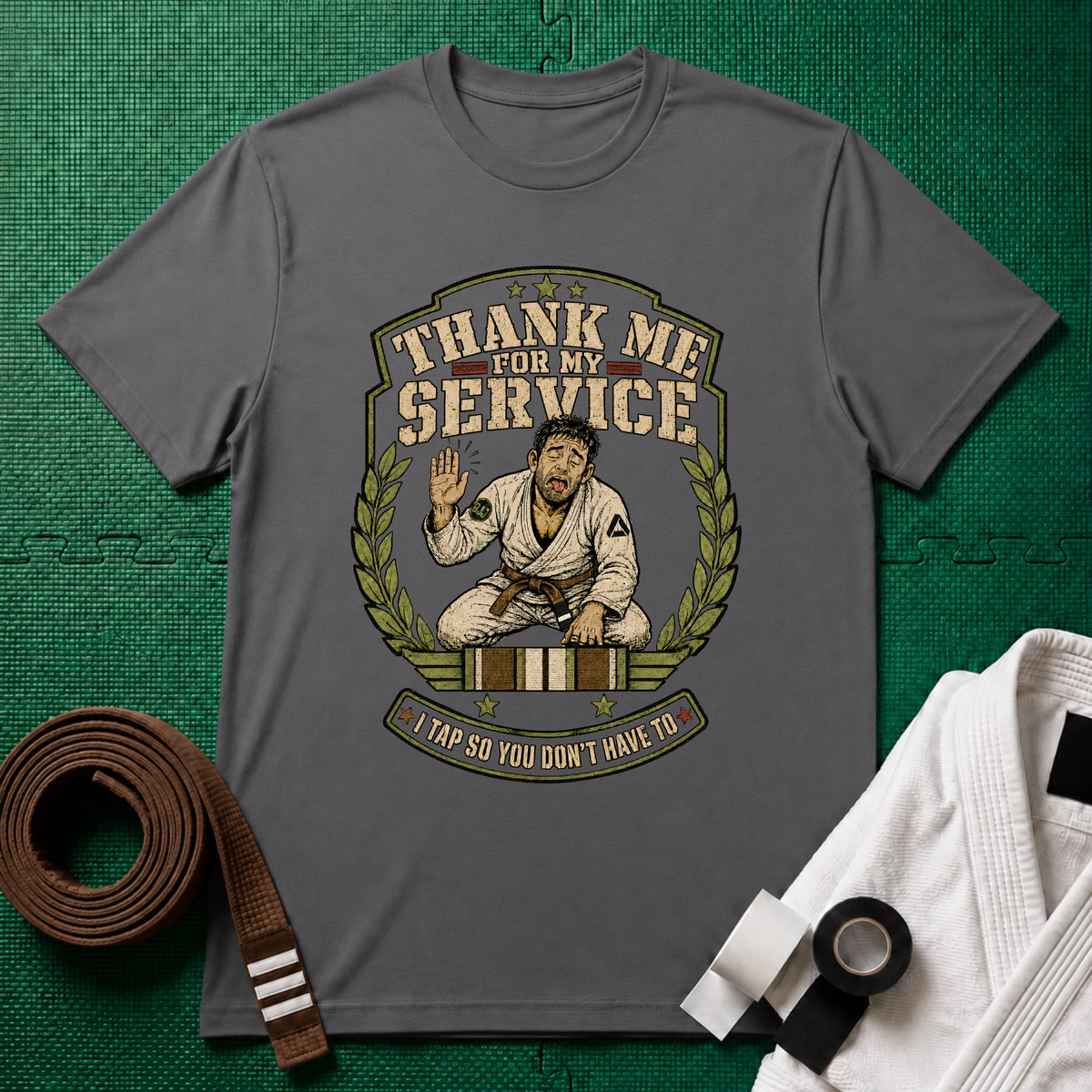 Thank me Brown Belt T-Shirt