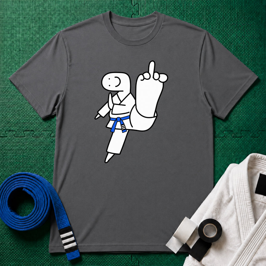 Middle Toe Blue Belt T-Shirt