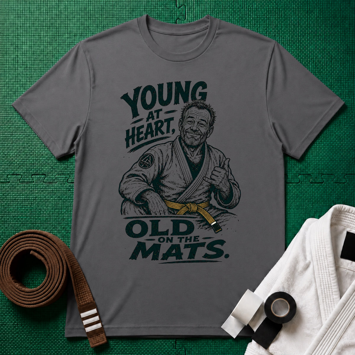 Young at Heart Brown Belt T-Shirt