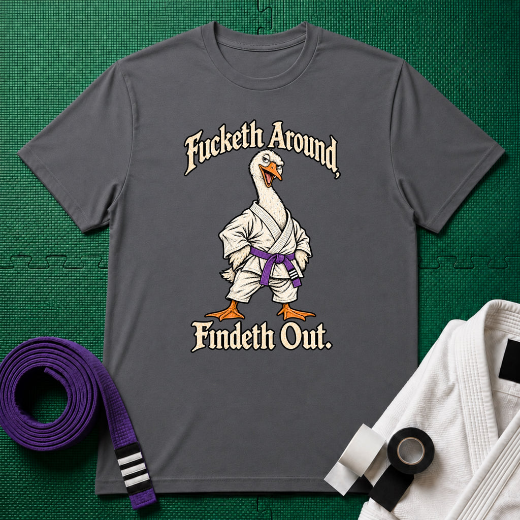 Fucketh Around Purple Belt T-Shirt