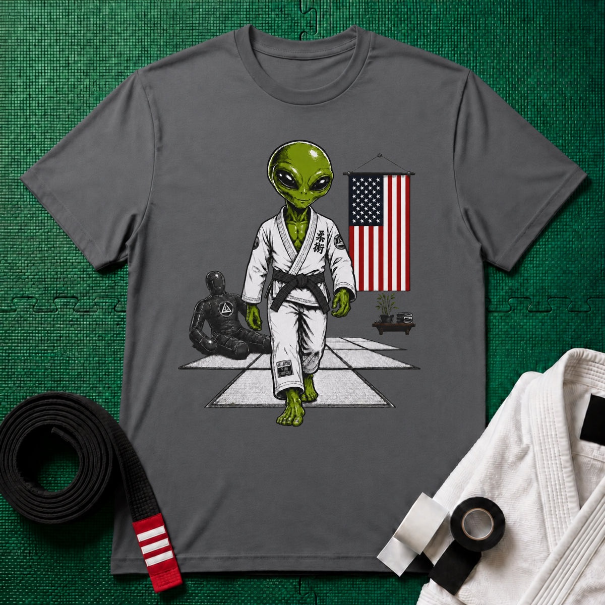 Alien Gym Black Belt T-Shirt