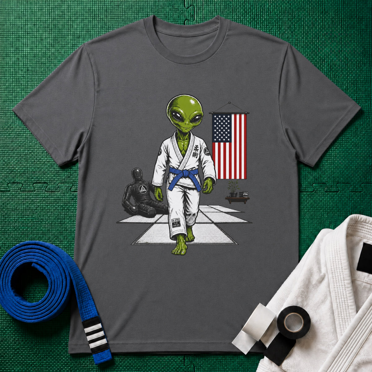 Alien Gym Blue Belt T-Shirt