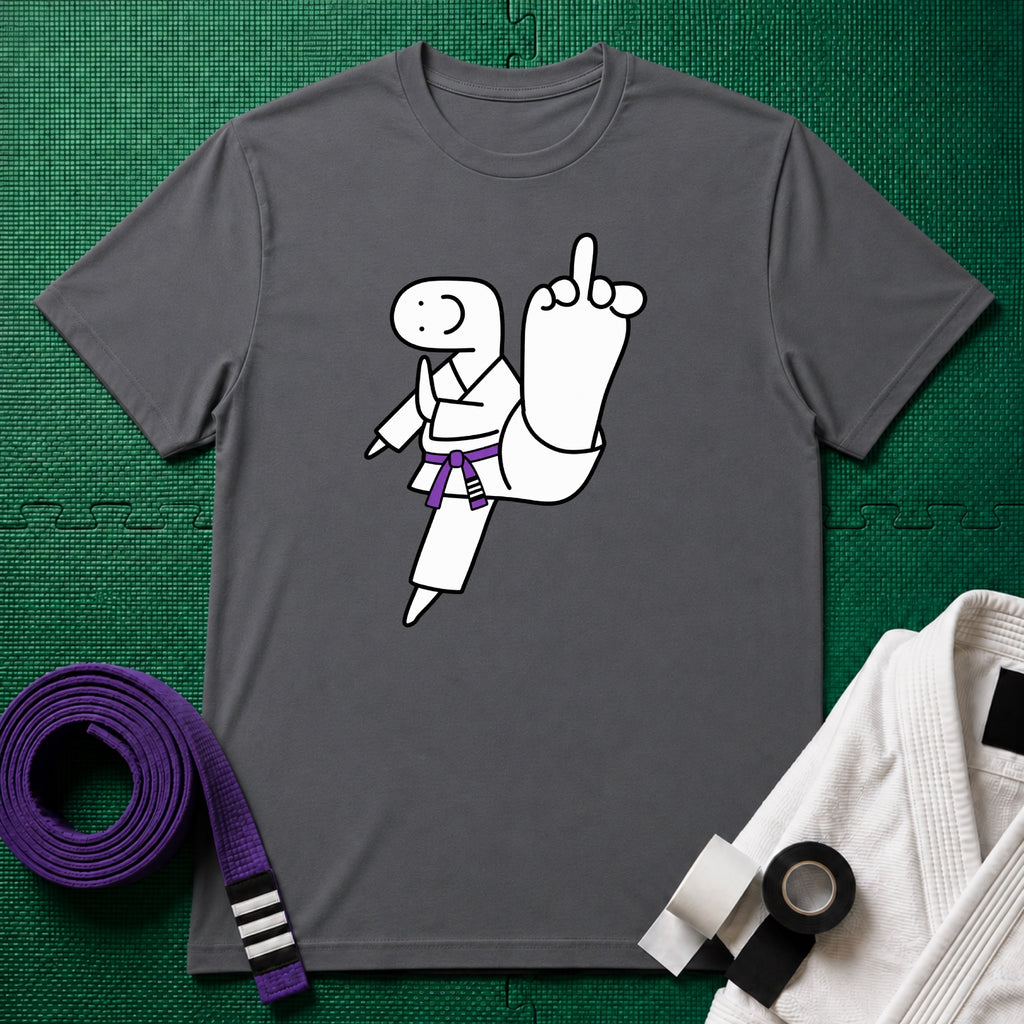Middle Toe Purple Belt T-Shirt