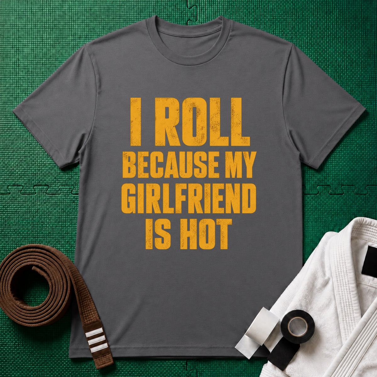 Hot Girlfriend T-Shirt in Charcoal