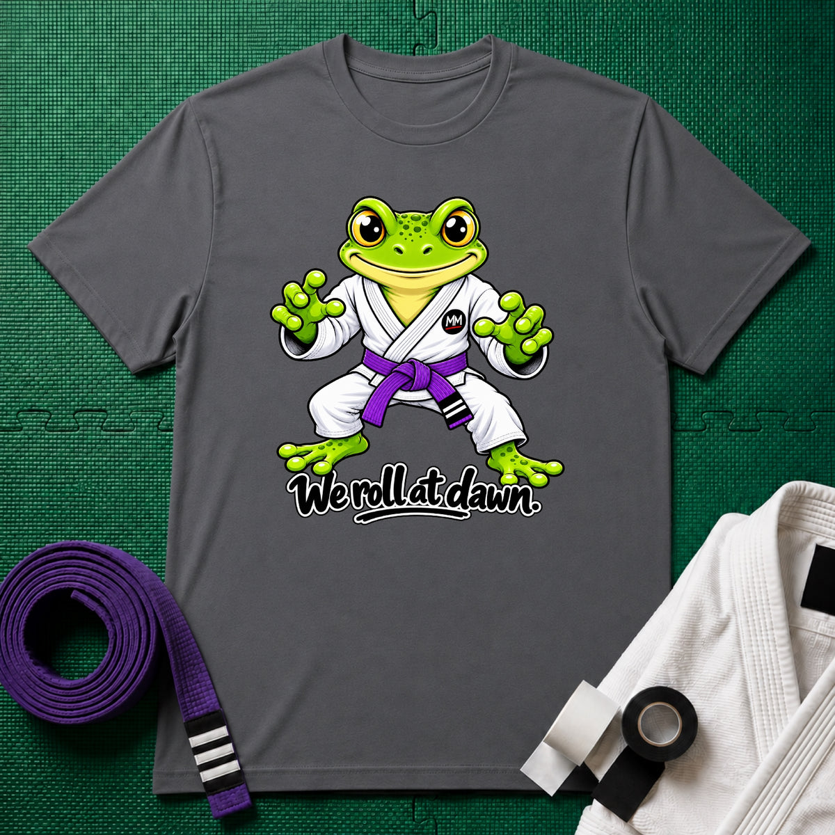 We Roll Purple Belt T-Shirt