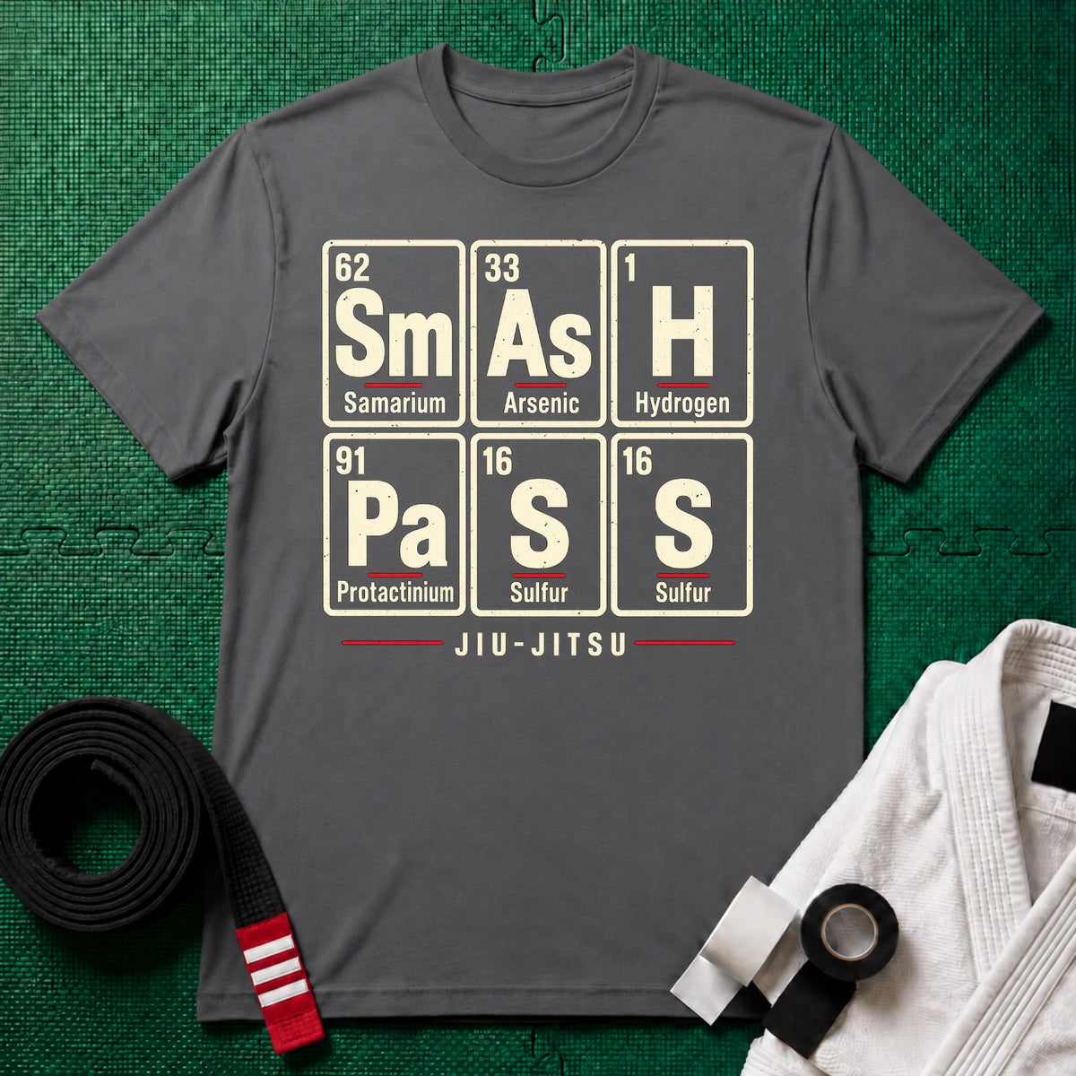 Smash Pass T-Shirt in Charcoal