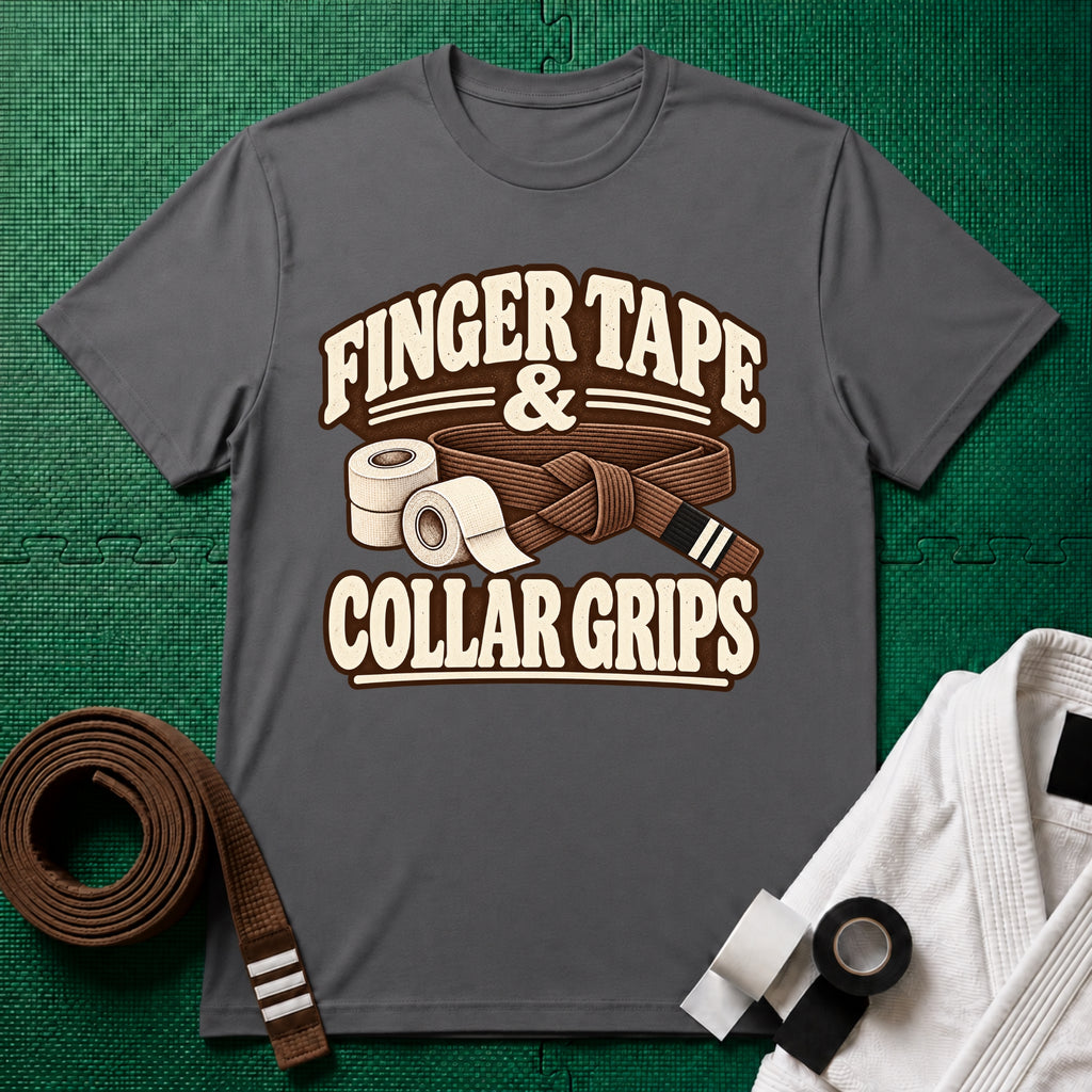 Finger Tape Brown Belt T-Shirt
