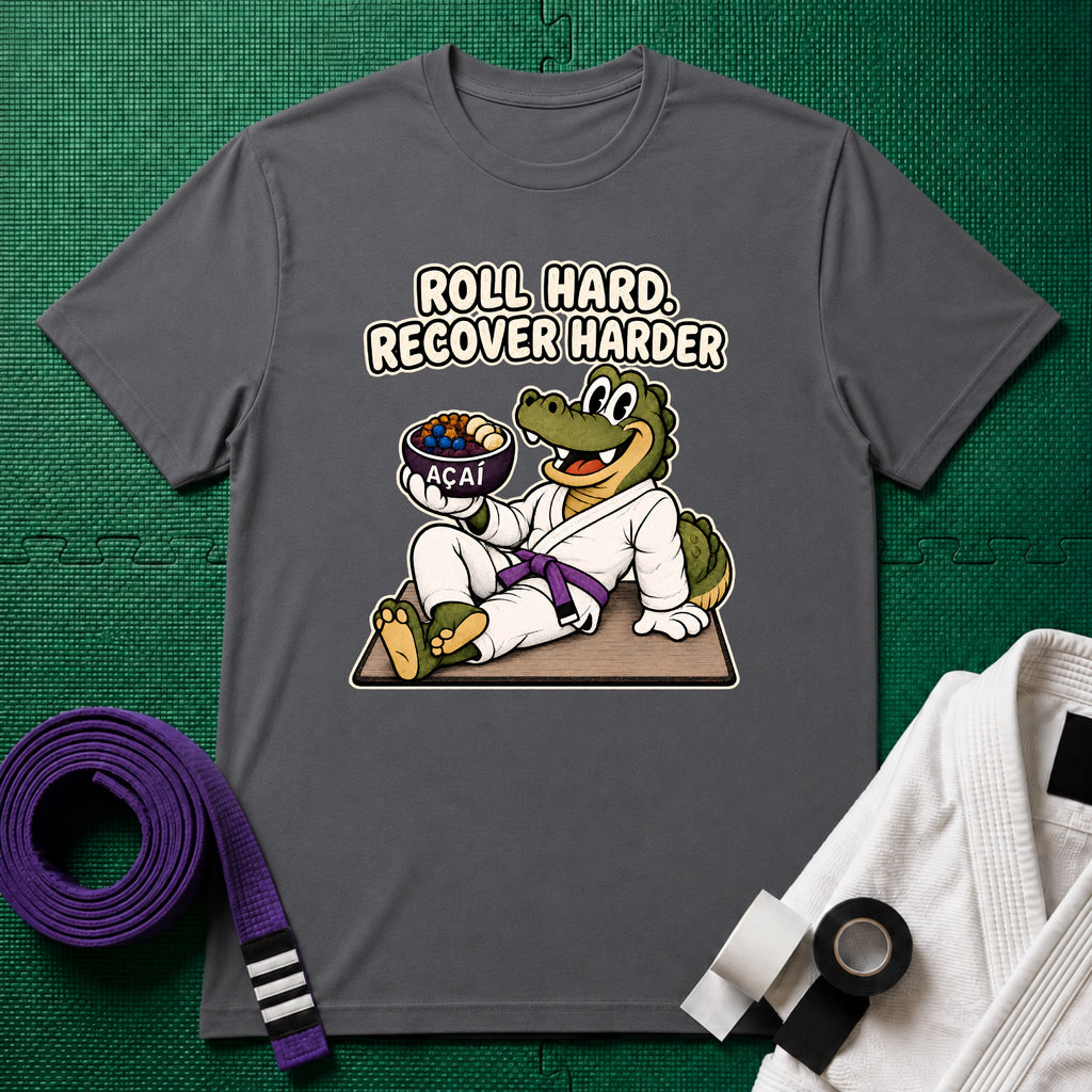 Roll Hard Purple Belt T-Shirt