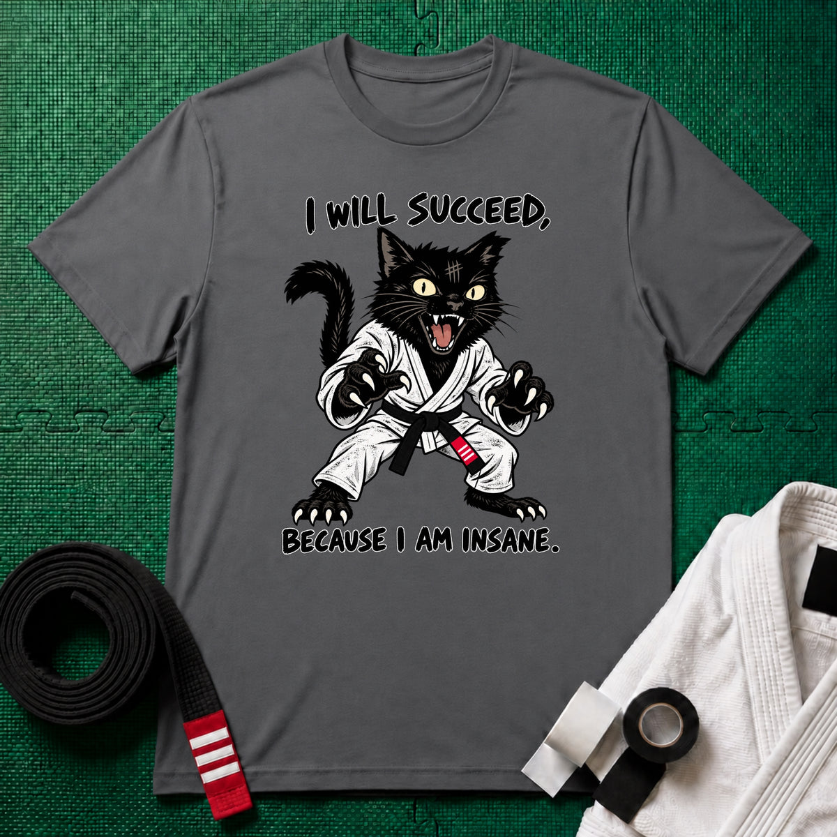 Succeed Black Belt T-Shirt