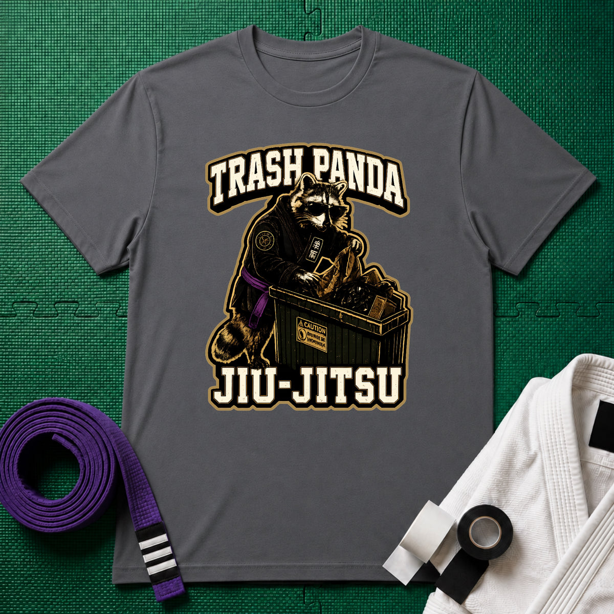 Trash Panda Purple Belt T-Shirt