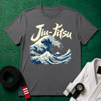 Jiu-Jitsu Wave T-Shirt, Charcoal