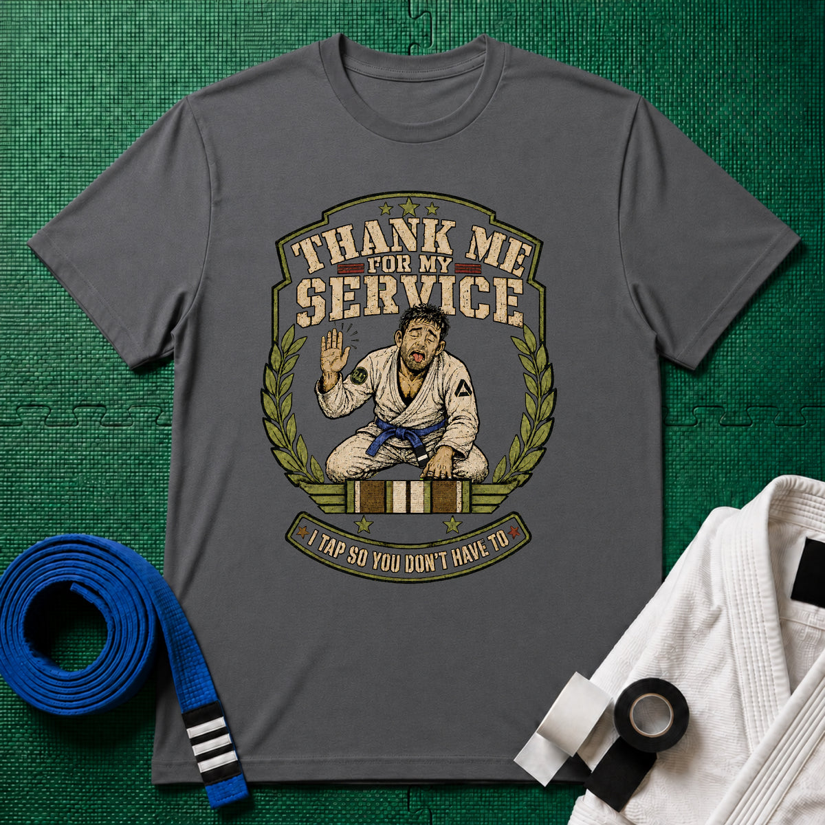 Thank me Blue Belt T-Shirt