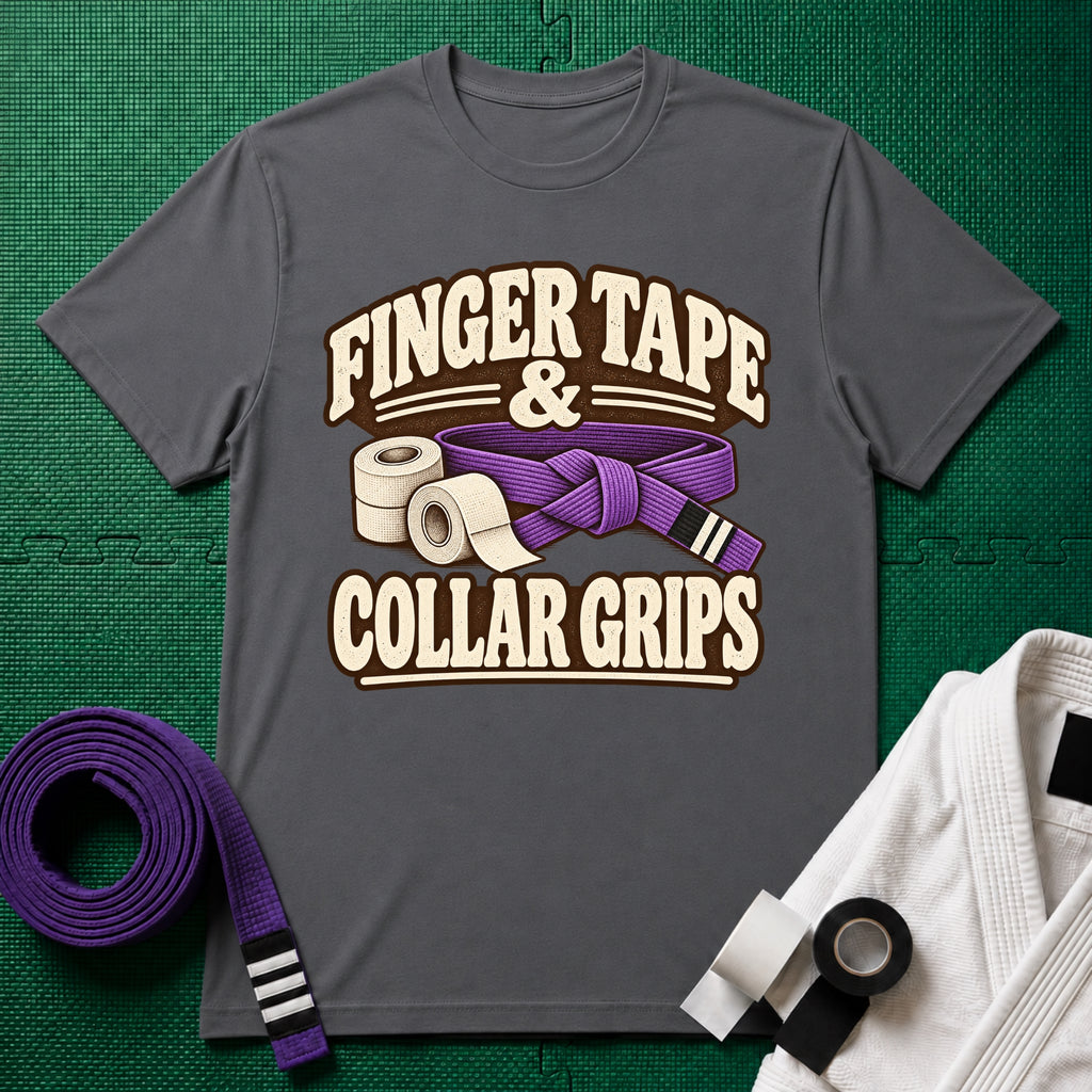 Finger Tape Purple Belt T-Shirt