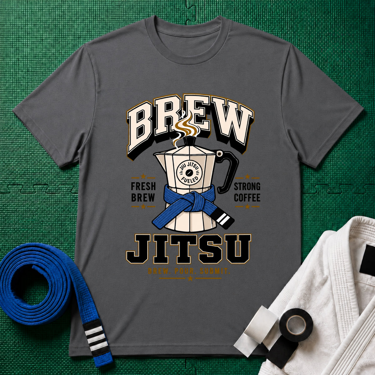 Brew Jitsu Blue belts T-Shirt