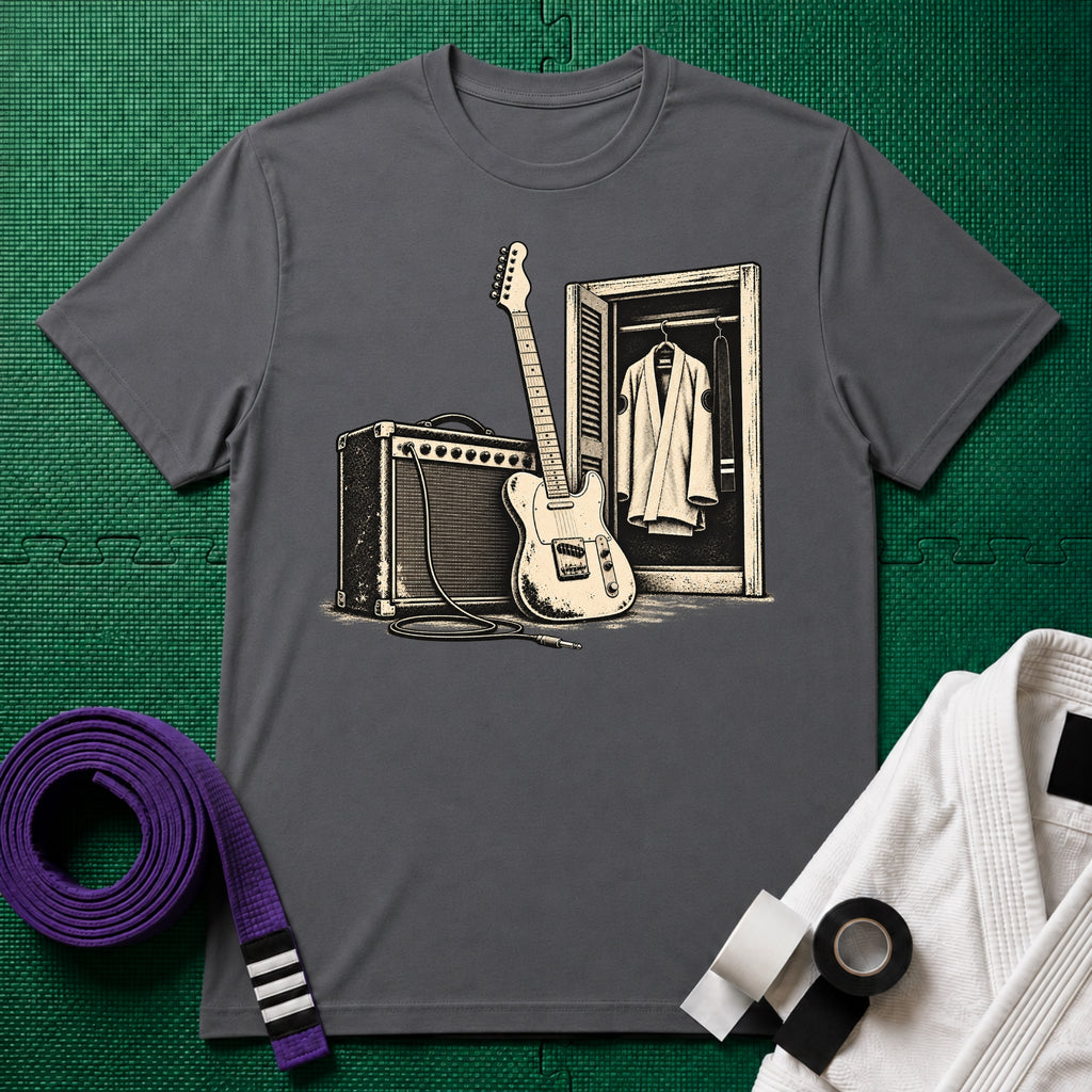 Guitar & Gi T-Shirt, Charcoal