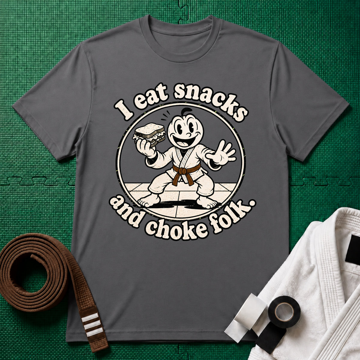 Choke Folk Brown Belt T-Shirt