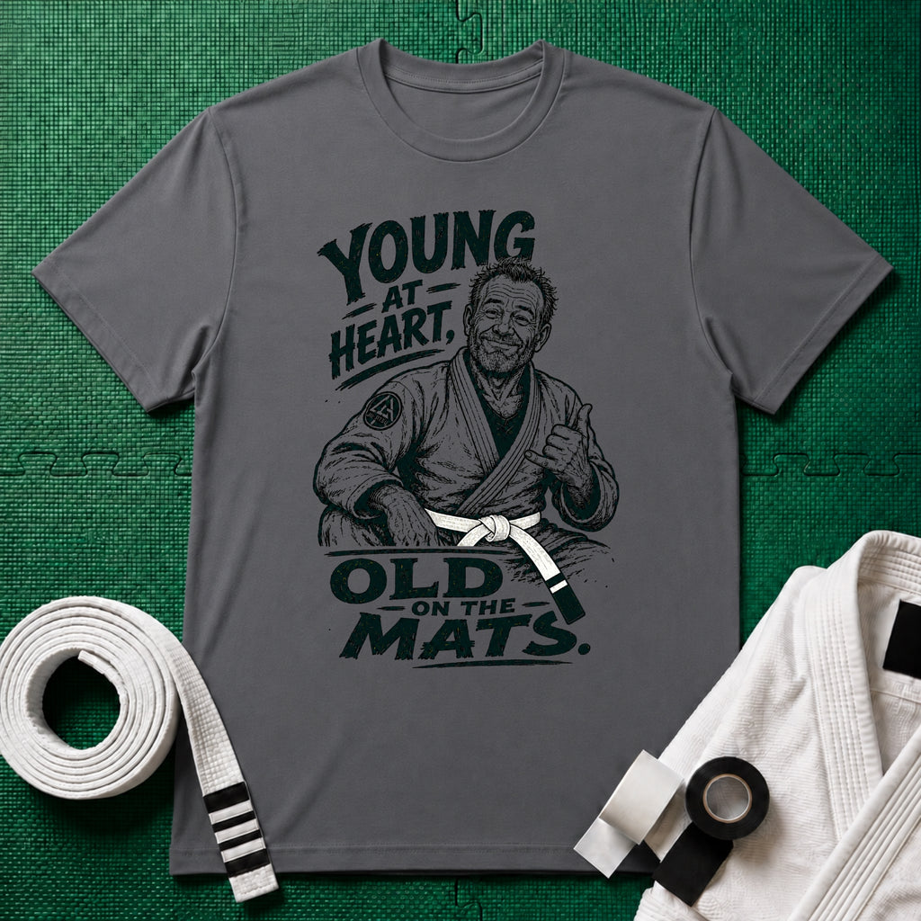Young at Heart White Belt T-Shirt