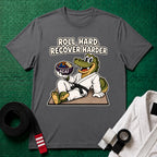 Roll Hard Black Belt T-Shirt