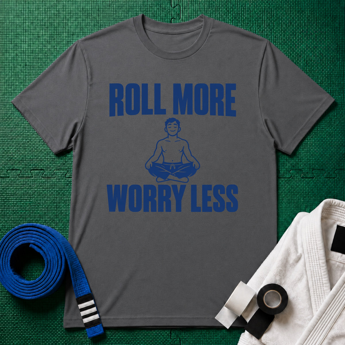 More Rolls T-Shirt in Charcoal