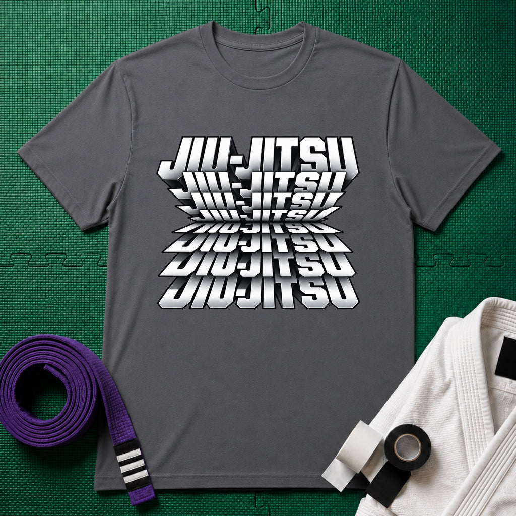 Jiu-Jitsu Graphic T-Shirt in Charcoal