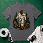 Bigfoot Forest White Belt T-Shirt