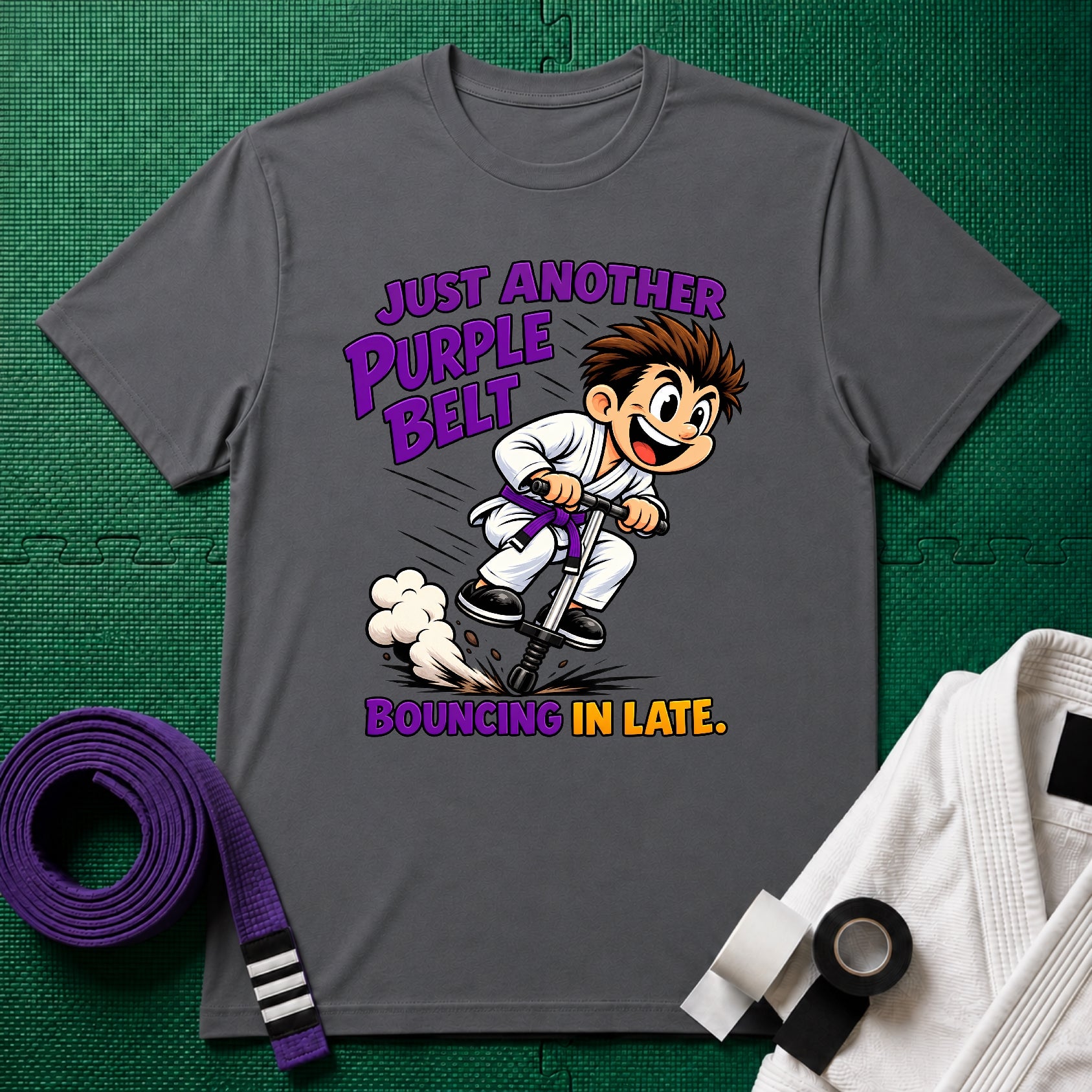 Bouncing Purple Belt T-Shirt