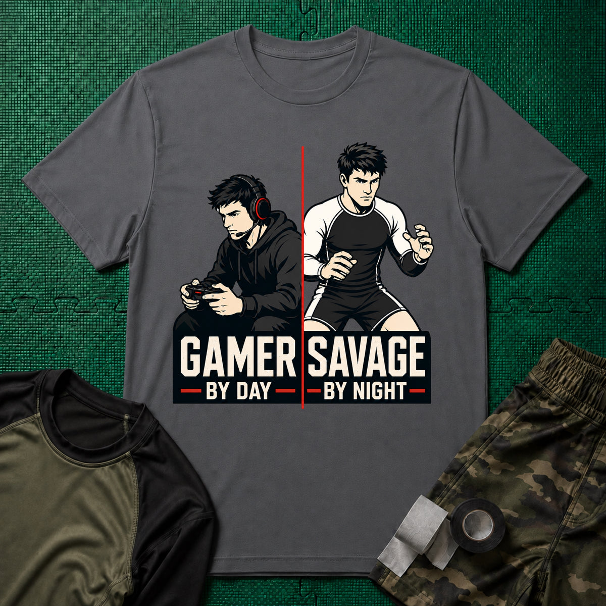 Gamer by Day No Gi T-Shirt