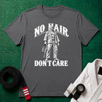 No Hair Don't Care T-Shirt, Charcoal
