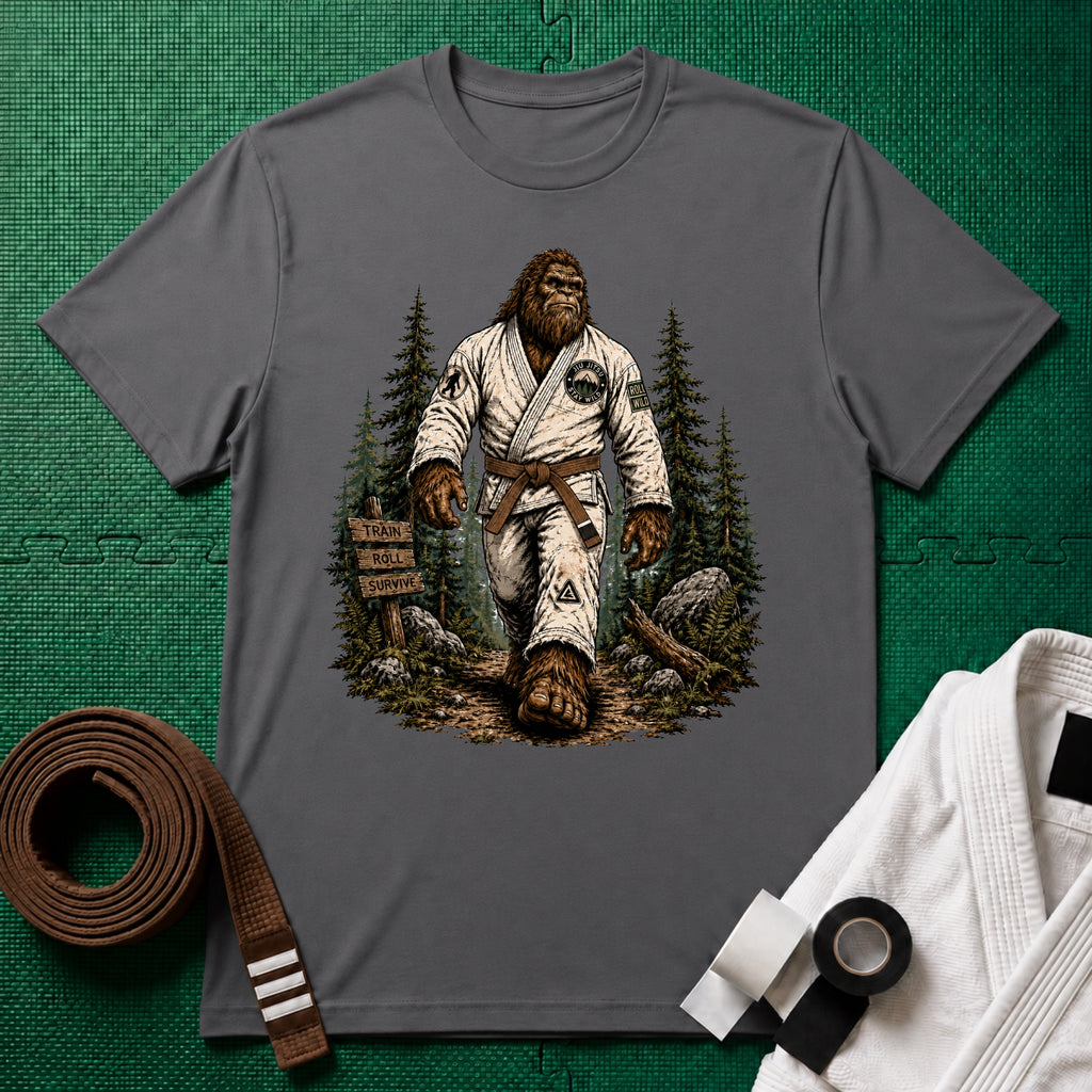 Bigfoot Forest Brown Belt T-Shirt