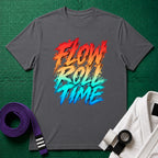 Flow Roll T-Shirt in Charcoal