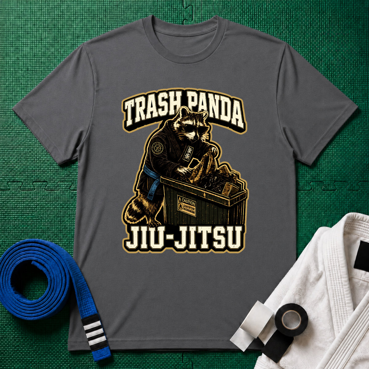 Trash Panda Blue Belt T-Shirt