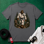 Bigfoot Forest Black Belt T-Shirt