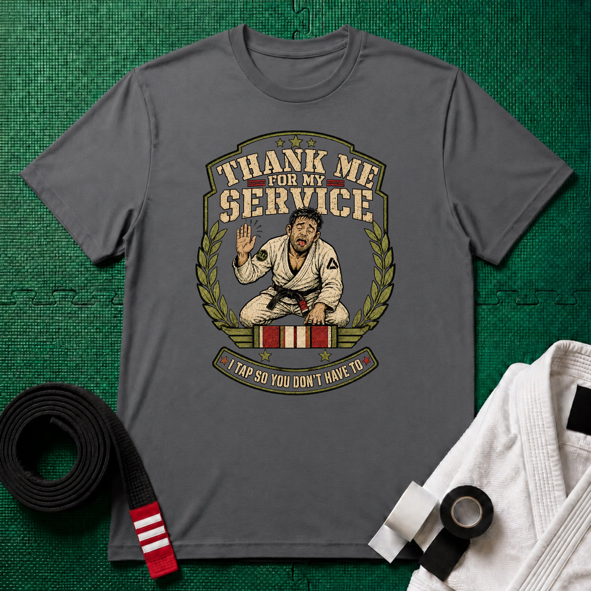Thank me Black Belt T-Shirt