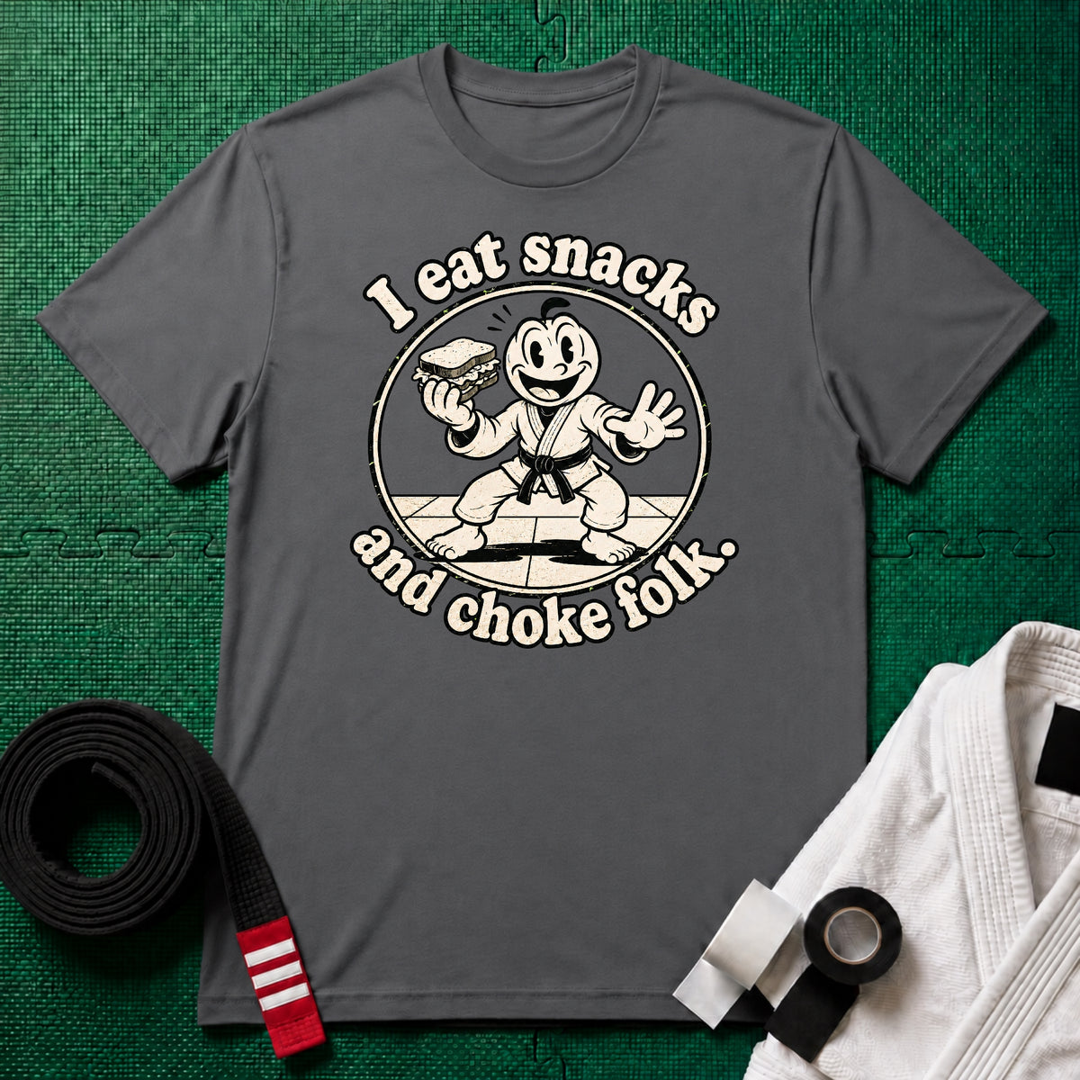 Choke Folk Black Belt T-Shirt