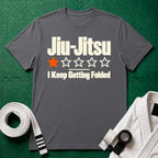 Jiu-Jitsu 1-Star Review T-Shirt, Charcoal