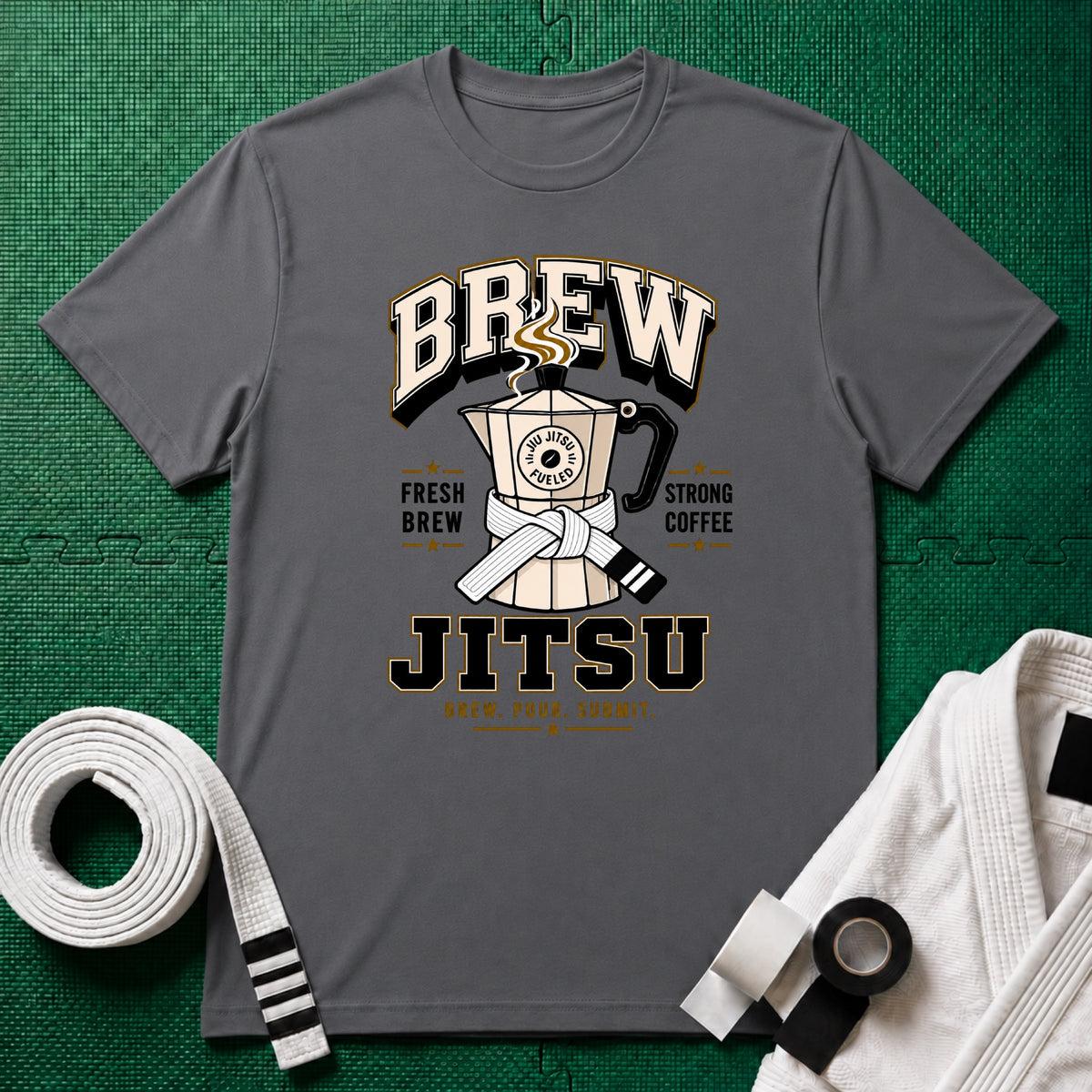 Brew Jitsu White belts T-Shirt
