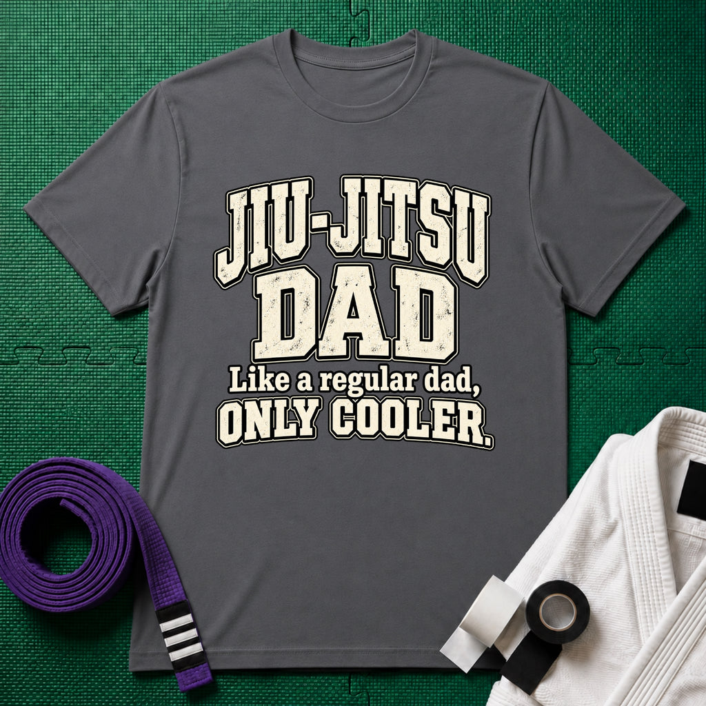 Jiu-Jitsu Dad T-Shirt in Charcoal