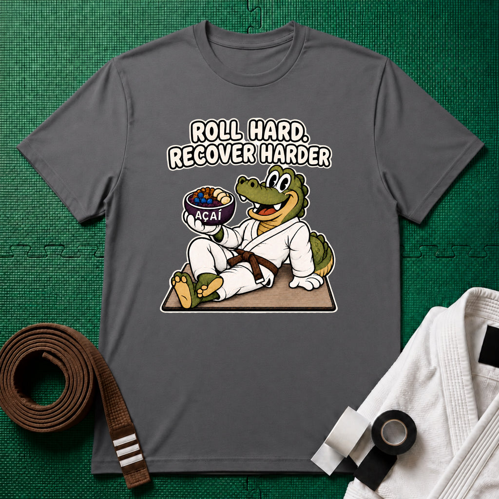 Roll Hard Brown Belt T-Shirt