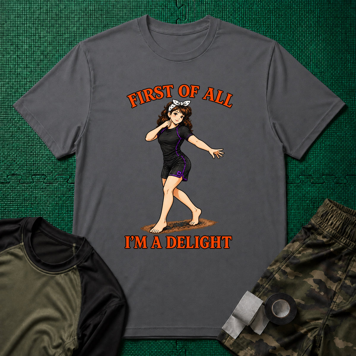 I'm a Delight No-Gi T-Shirt in Charcoal