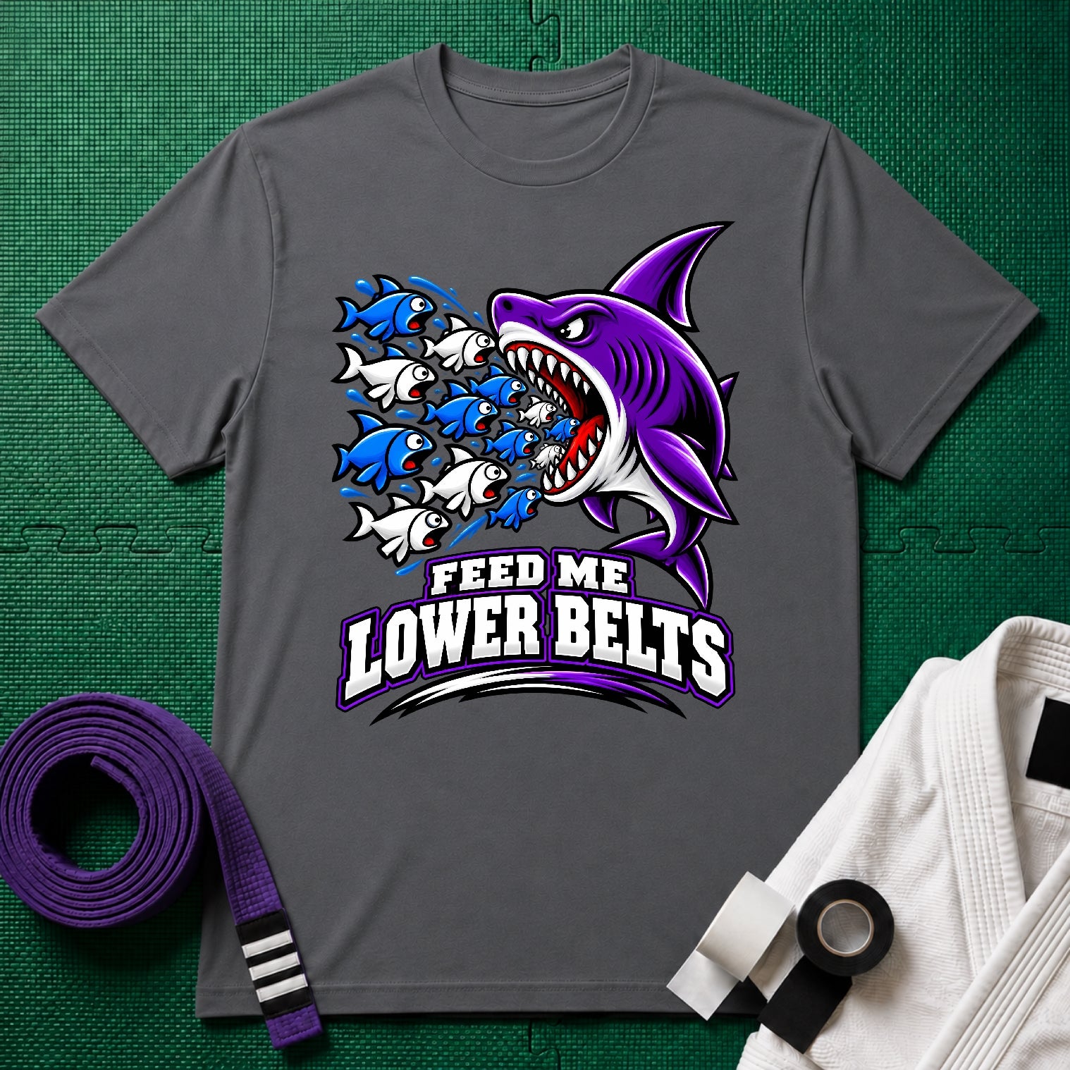 Feed Me Purple Belt T-Shirt