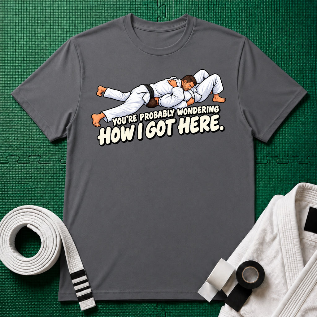 Got Here White Belt T-Shirt