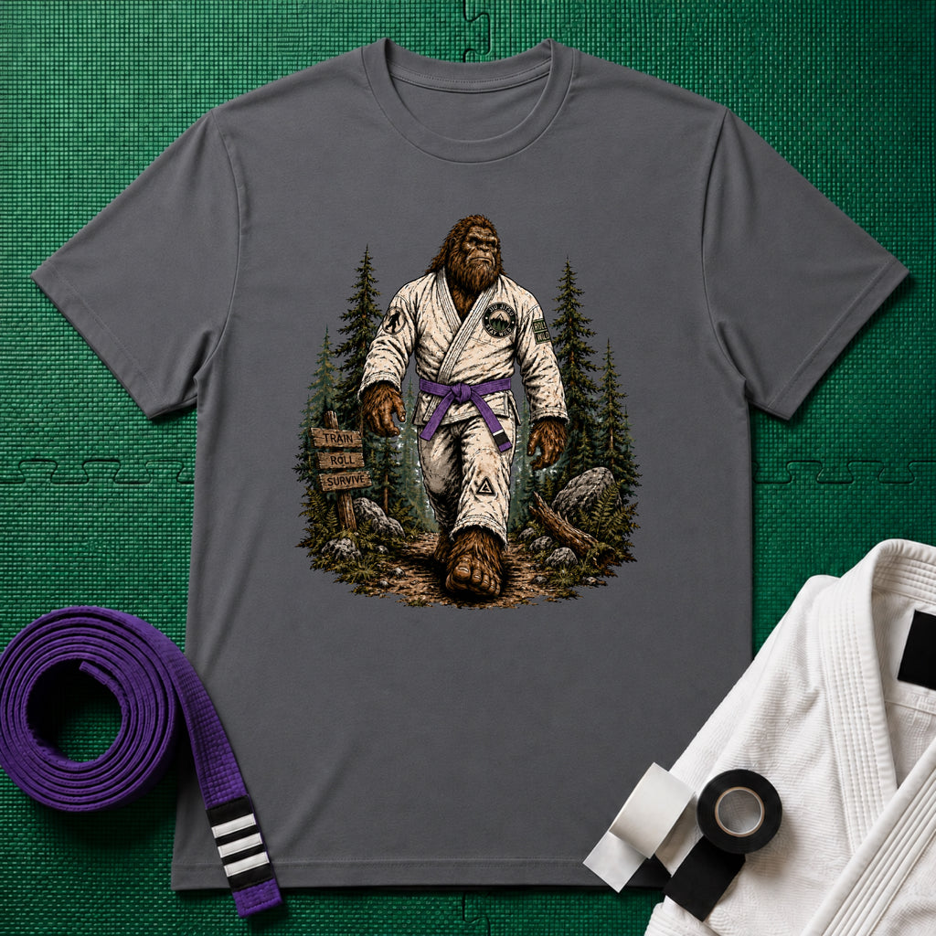 Bigfoot Forest Purple Belt T-Shirt