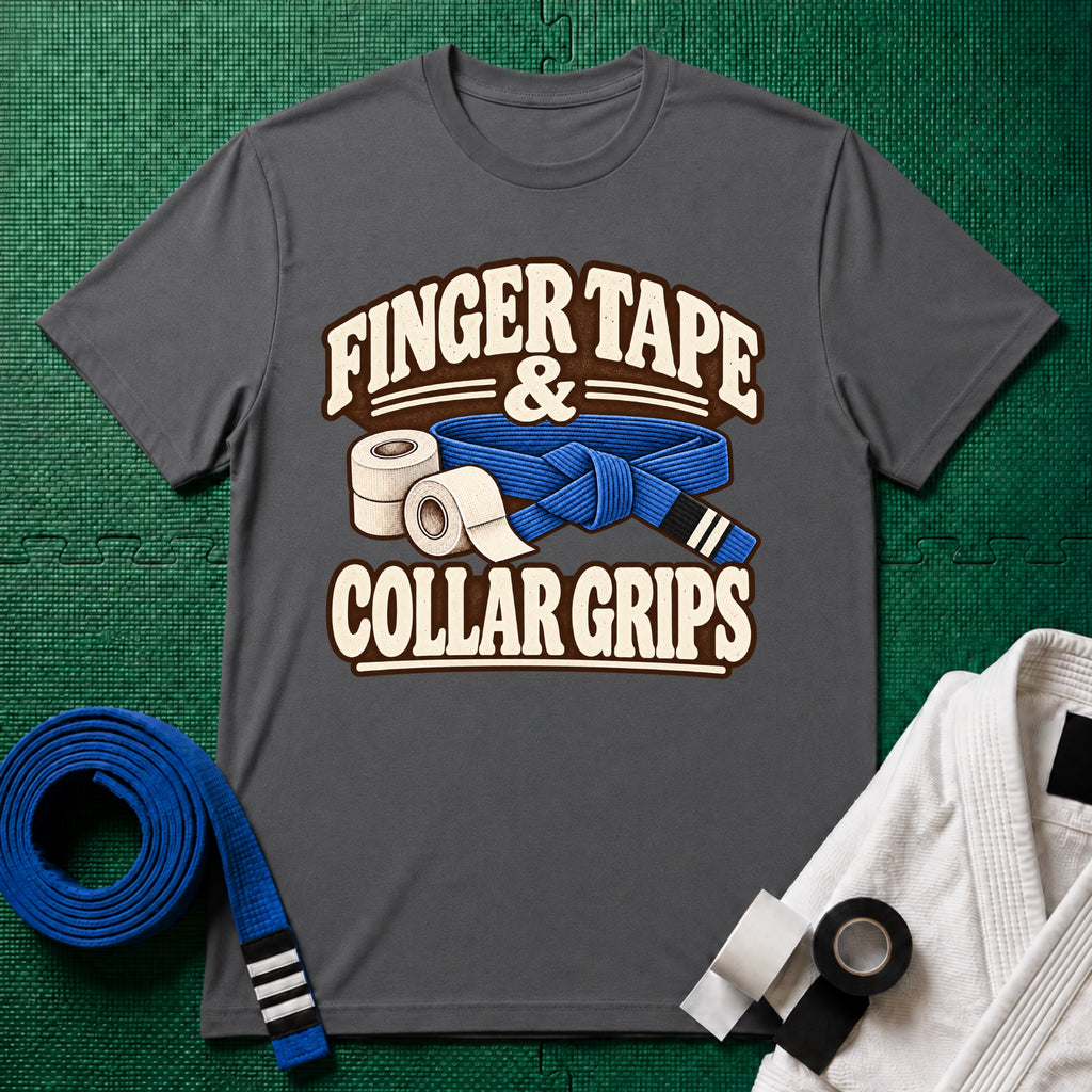 Finger Tape Blue Belt T-Shirt