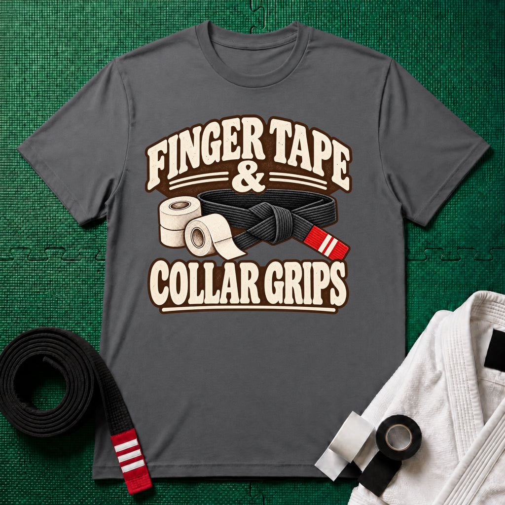 Finger Tape Black Belt T-Shirt