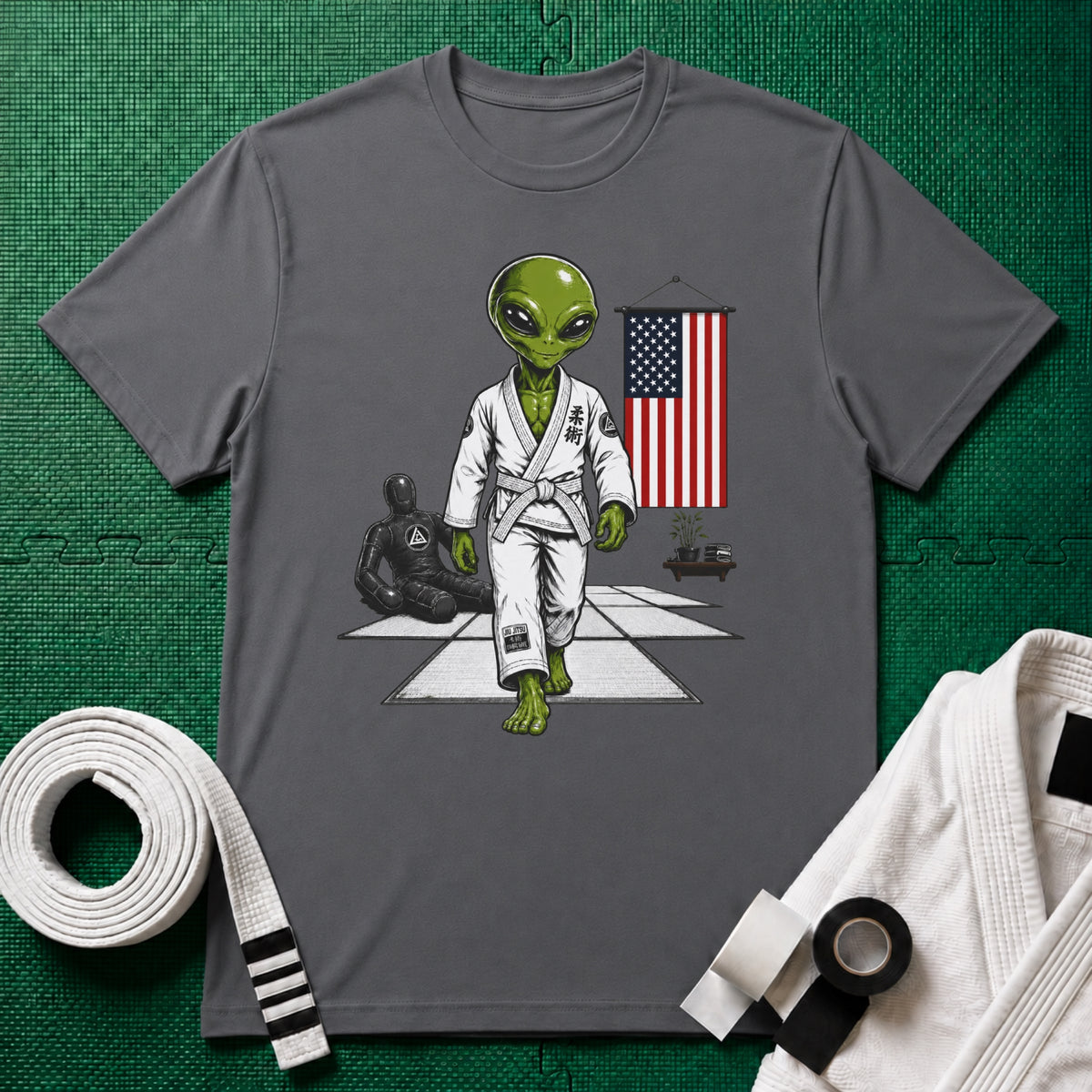 Alien Gym White Belt T-Shirt