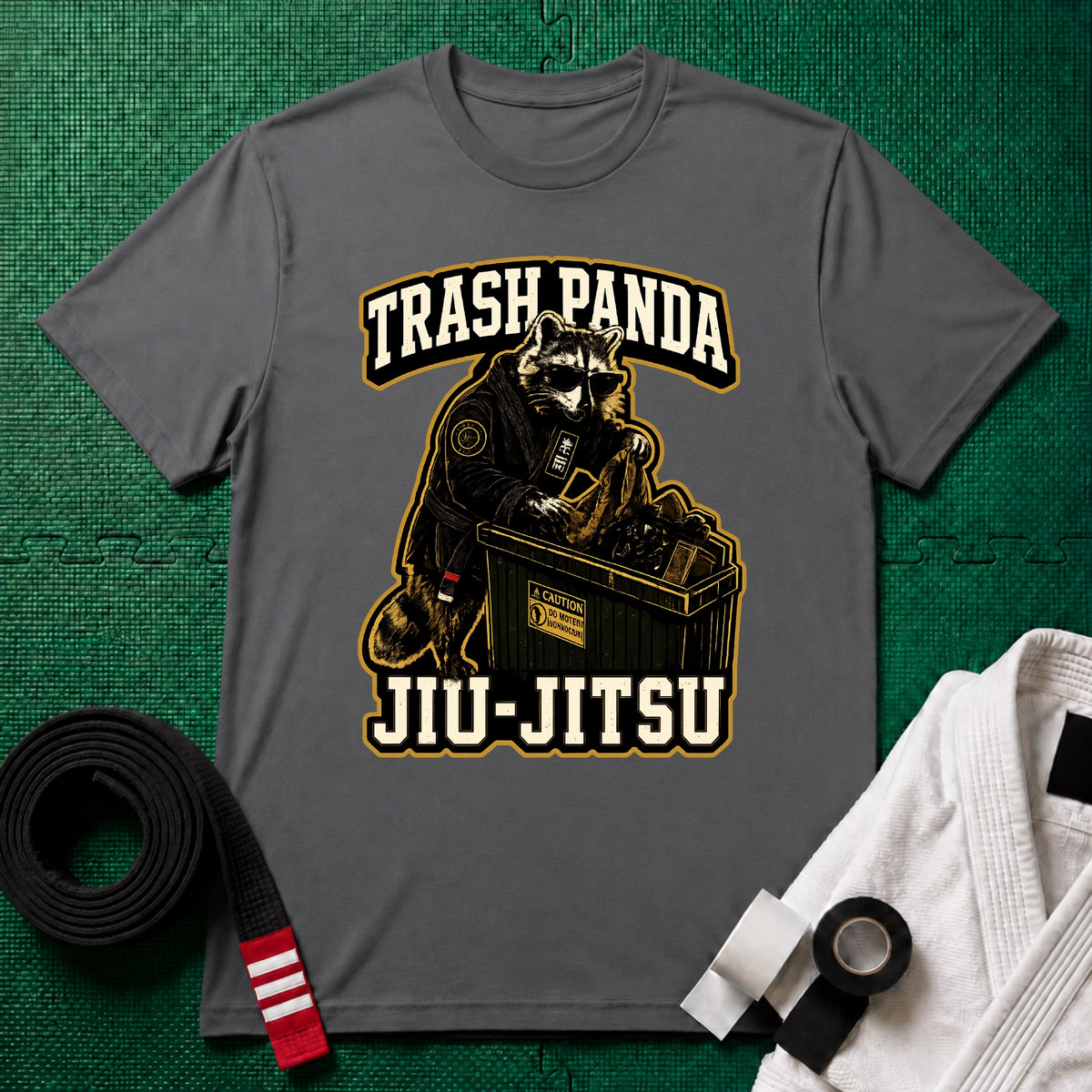Trash Panda Black Belt T-Shirt